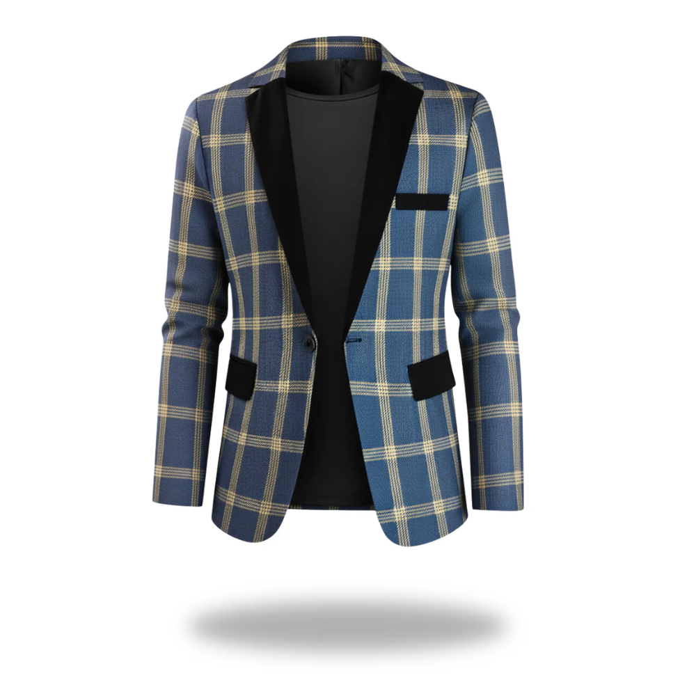 Blazer Royal Check
