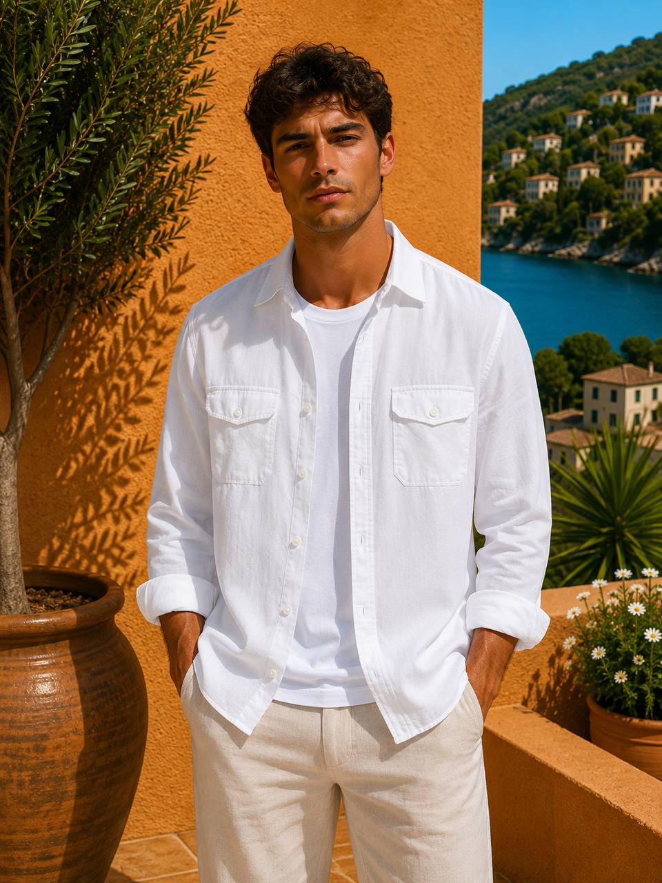 Camisa Utility de Algodón