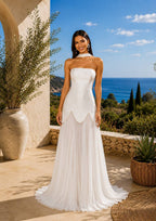 Vestido Celeste