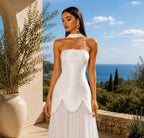 Vestido Celeste