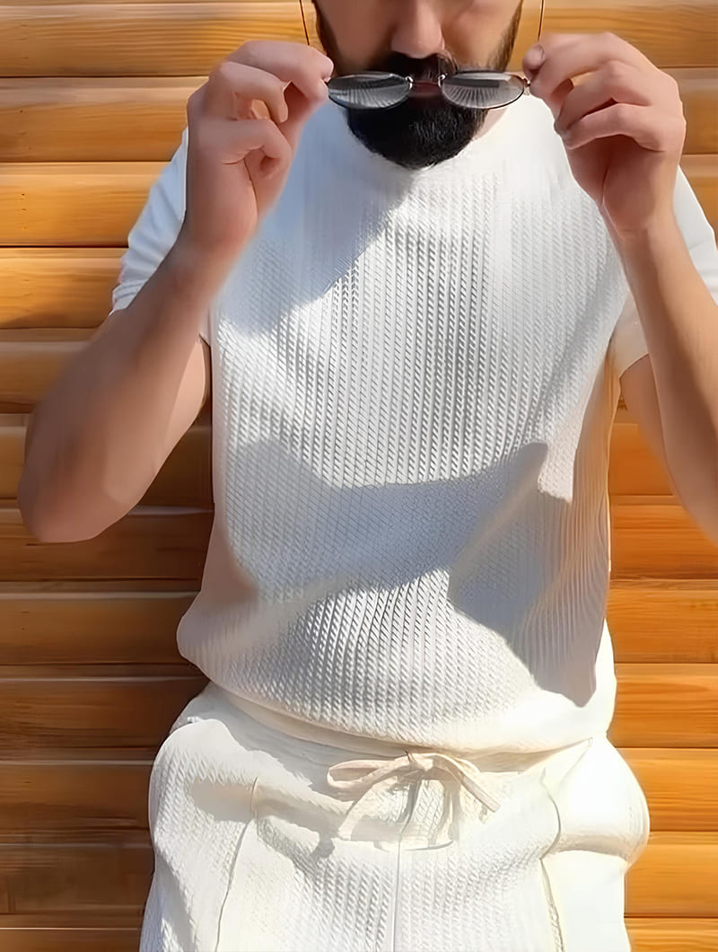 Camiseta Ivory Texture