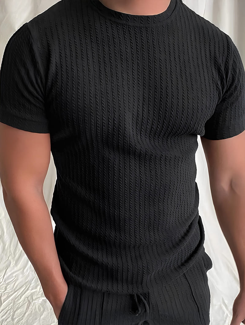 Camiseta Midnight Texture Imagen principal del producto