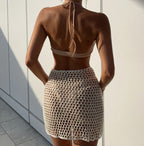 Pareo White Pearl Crochet
