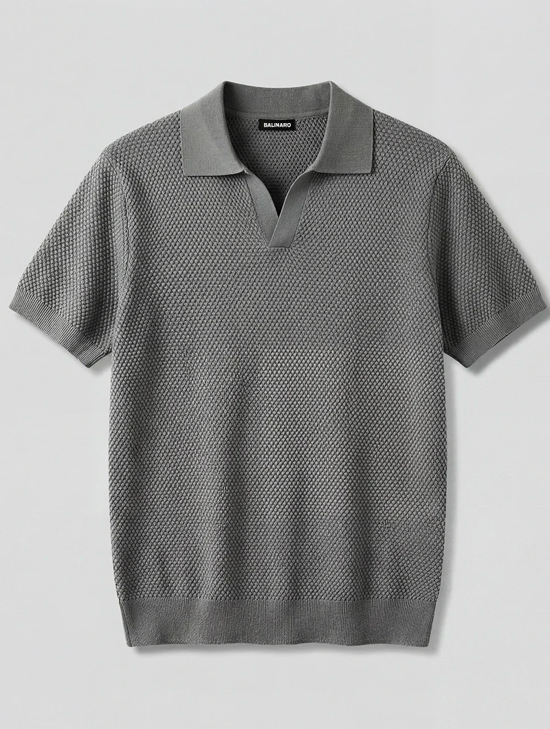 Polo Urban Texture Gris