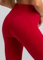 Legging Reductor Rib Cherry