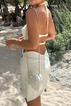 Vestido White Lotus Crochet