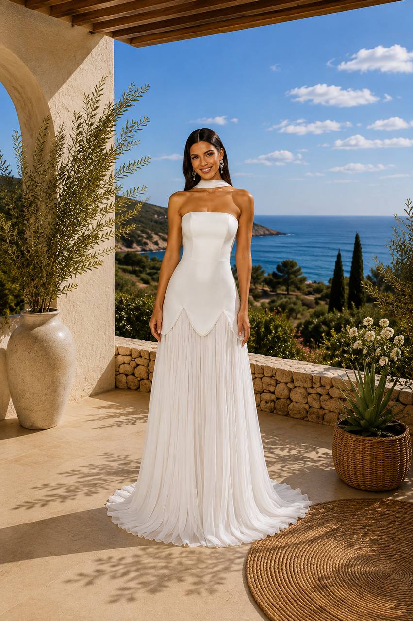 Vestido Celeste - Galia del Norte